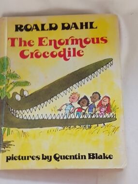 EUC Vintage 1978 The Enormous Crocodile By Roald Dahl Hardcover Book